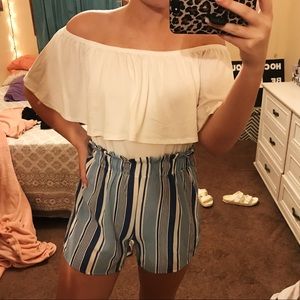 Off The Shoulder Romper